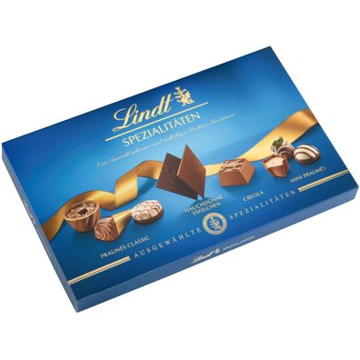 Lindt Hauchdünne Täfelchen köstliche Vollmilchschokolade Vielfalt 125g