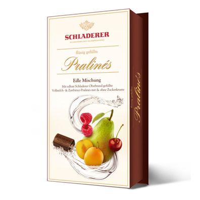 Schladerer Edle Mischung Pralines mit Obstbrand gefüllte Pralinen 255g