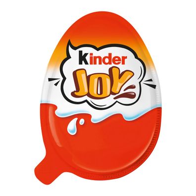 kinder Joy Ei Milch und Kakaocreme Knusperkugeln und Spielzeug 20g