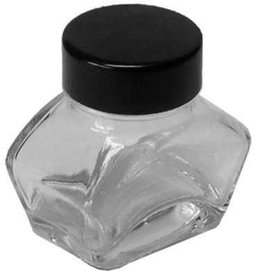 Standardgraph Tintenglas 30 ml leer transparent 1 Stück