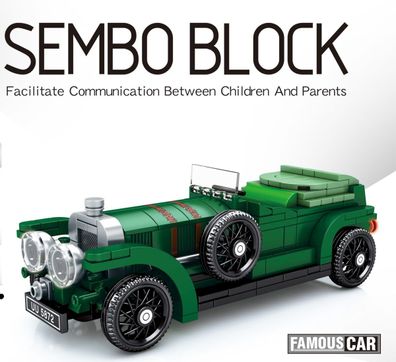 SEMBO BLOCK 607406 Famous car Klemmbaustein Set