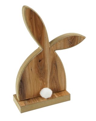 Holz Deko Osterhase in MDF 17cm