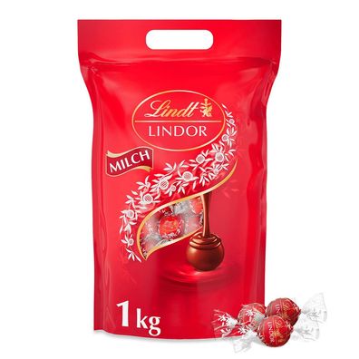 Lindt Lindor Schokoladen-Kugeln Milch im Vorratsbeutel