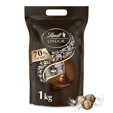 Lindt Lindor Schokoladen-Kugeln Dark im Vorratsbeutel