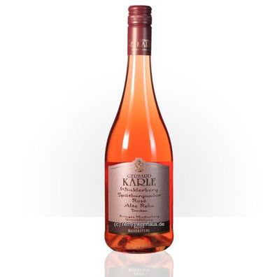 Gerhard Karle 2021 Spätburgunder Rosé Alte Rebe (22) Spätlese trocken Ihringer W