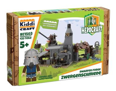 Kiddicraft KC1503 Zwergenschmiede Klemmbaustein Set