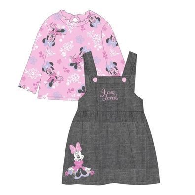 Baby-Set für Mädchen | Langarm- Shirt & Kleid | Minnie Mouse