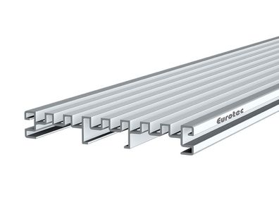 Alu-Drainagerost DrainTec- Drainagerost aus Aluminium - Länge : 2000 mm