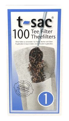 Teefilter - Tee Sieb - Tea Filters - Größe 1 - 100 Stk. für Tassen und Becher