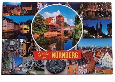 Foto Magnet Nürnberg - Grüße aus - Kühlschrankmagnet Fotomagnet Souvenir