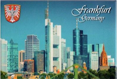 Foto Magnet Frankfurt - Kühlschrankmagnet Souvenir Fotomagnet