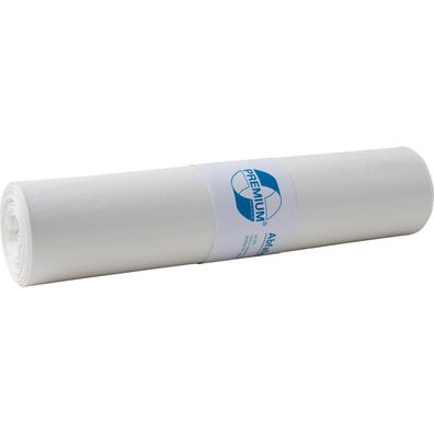 Müllsack 120l 37mic weiß 25 St./Pack