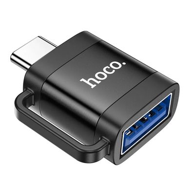 HOCO OTG-Adapter Typ C (männlich) auf USB A (weiblich) 3A UA31C schwarz