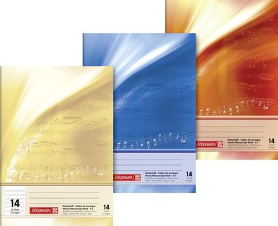 Brunnen 1046330 Notenheft A5 6-linig, Lin. 14