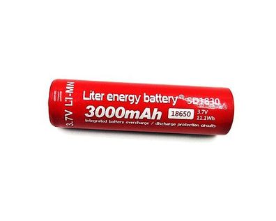 Liter SD1830 - Ersatzakku - 18650 - 3,7 Volt 3000mAh Li-Ion