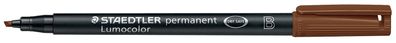 Staedtler® 314-7 Feinschreiber Universalstift Lumocolor® - permanent, B, braun