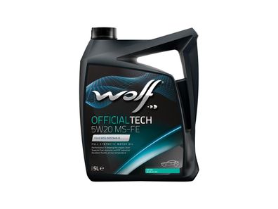 WOLF Motoröl OfficialTech MS-FE SAE 5W-20, HC-Synthese, Freigab