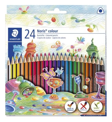 Staedtler® 187 C24 Farbstifte Noris® colour 24 Farben sortiert