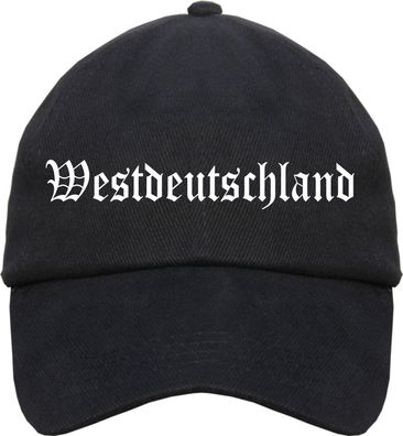 Westdeutschland Cappy - Altdeutsch bedruckt - Schirmmütze Cap - Größe: