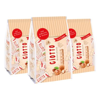 Giotto 9x3 Mini Gebäck Kügelchen mit Waffelhülle 348g 3er Pack