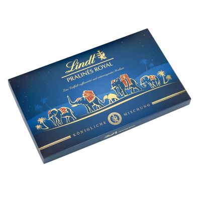 Lindt Pralines Royal außen mit viel Liebe zum Detail verziert 300g