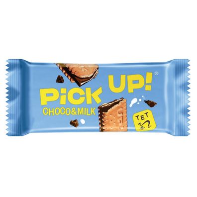 Pick Up Choco und Milch knackig cremige Milchcremefüllung 28g