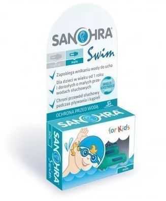 Sanohra Swim Kinder Ohrstöpsel, 1 Paar