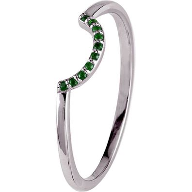 Jacques Lemans - Ring Sterlingsilber mit Green Onyx - SE-R124B