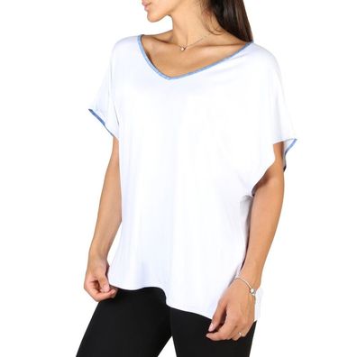 EA7 - T-Shirts - 3YTT53-TJ40Z-1100 - Damen - white, lue