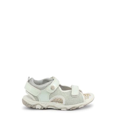 Shone - Schuhe - Sandalette - 1638-035-WHITE - Kinder - white, ilver