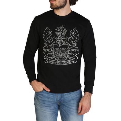 Aquascutum - Bekleidung - Sweatshirts - FAI001-99 - Herren - black, hite