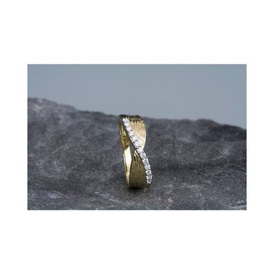 Luna-Pearls - F R9-03131RF0020 - Ring - 750/- Gelbgold - 13 Brillanten 0,20ct