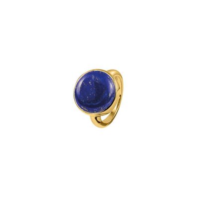 Jacques Lemans - Ring Sterlingsilber vergoldet mit Lapislazuli - SE-R122C