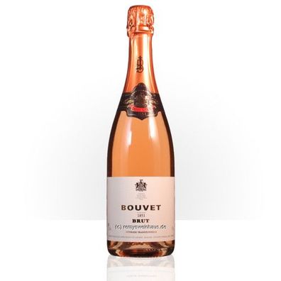 Bouvet-Ladubay Bouvet brut Rosé 1851 Vin Mousseux Méthode Traditionelle 0.75 Li