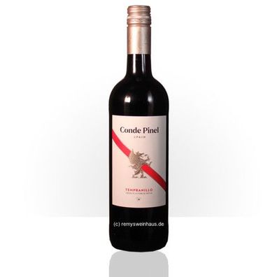 Conde Pinel 2022 Conde Pinel Tempranillo Vino de la Tierra Castilla 0.75 Liter