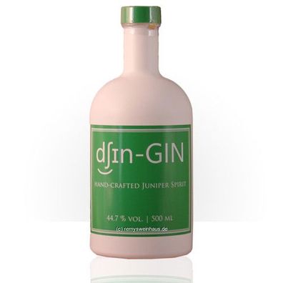 Heinz Eggert GmbH dsin GIN hand-crafted Juniper Spirit 0.50 Liter