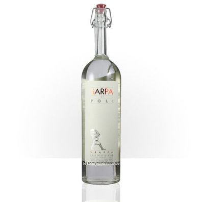 Jacopo Poli Grappa Sarpa di Poli (KLAR) 'Eau de Vie de Marc 'in Metalldose 0.70