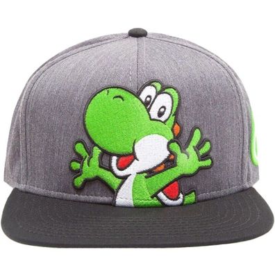 Yoshi Cap - Super Mario Snapback Kappe mit Yoshi and Egg Motiv