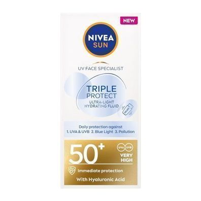 Nivea Sun Triple Protect Fluid für das Gesicht SPF50 + , 40ml