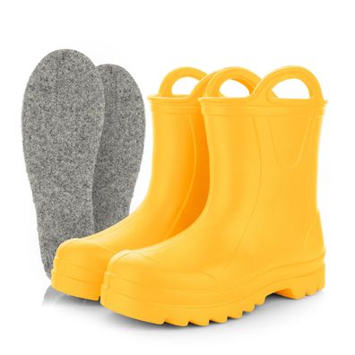 3Kamido GoSplash Kinder-Gummistiefel aus leichtem EVA-Schaum Jungen Regenstiefel