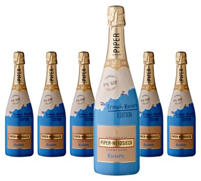 6 x Piper-Heidsieck Champagner Demi Sec »Riviera«