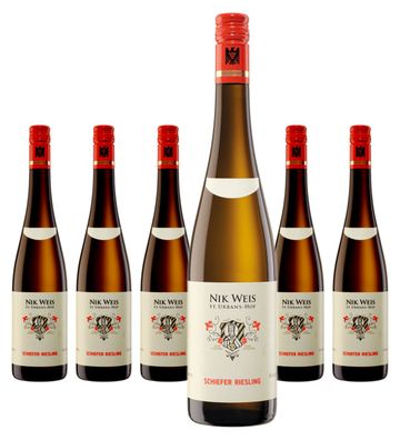 6 x VDP. Weingut Nik Weis Schiefer Riesling Gutswein trocken – 2023