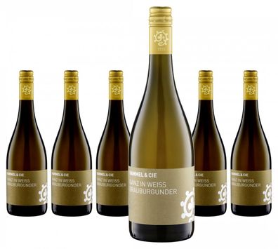 6 x Weingut Hammel Grauburgunder Ganz in Weiss trocken – 2023