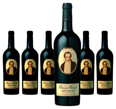 6 x Baron Philippe De Rothschild Saint-Émilion Baron Carl – 2018