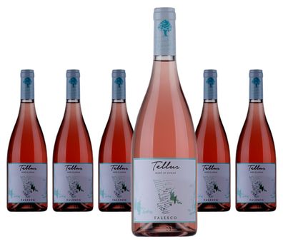 6 x Cotarella - Famiglia Cotarella Tellus Rosé di Syrah Lazio IGT – 2023