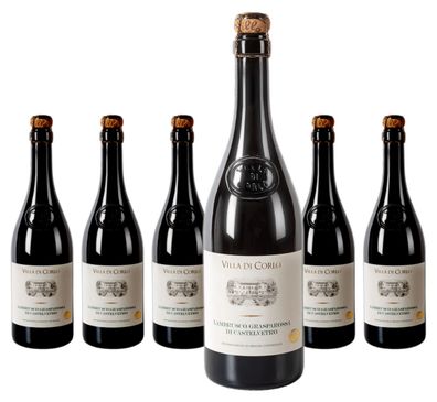 6 x Villa di Corlo Lambrusco Grasparossa di Castelvetro DOC Secco – 2023