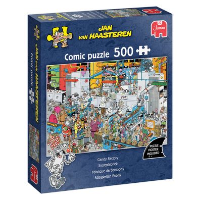 Jan van Haasteren, Süßigkeiten Fabrik, 500 Teile Puzzle