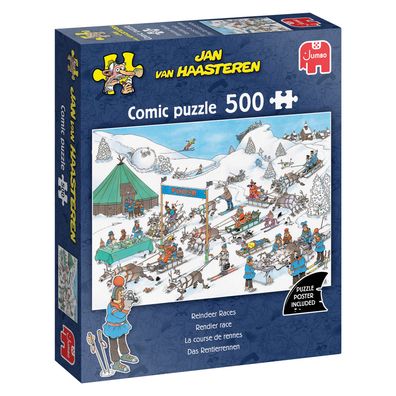 Jan van Haasteren, Das Rentierrennen, 500 Teile Puzzle