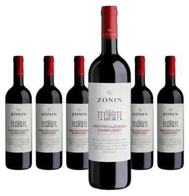 6 x Zonin Classici Montepulciano d'Abruzzo DOC – 2023