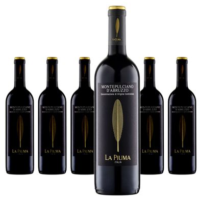 6 x La Piuma Montepulciano d'Abruzzo DOC – 2022